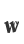 w