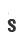 s