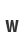 w