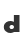 d