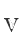 v