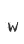 w