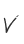 V