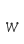 w