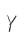Y