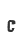 c