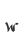 w