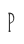 p