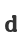d