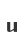 u