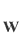 w