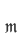 m