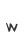 w