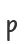 p