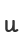 u