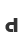 d