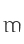 m