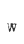 w
