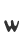 w