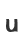 u