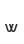 w