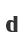 d