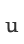 u