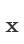x