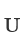 U