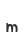 m
