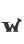 w