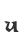 u
