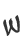 w