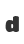 d