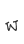 w
