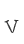 V