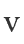 V