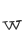 w