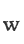 w