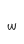 w