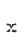 x