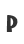 p