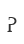 P