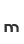 m