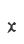 x