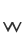 w