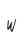 w