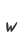 w