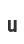 u