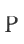 P